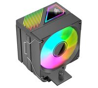 Xnuiasqe Ventilateur de Boîtier PC MN600 5V 3 Broches 90 mm ARGB PWM 4 Broches Silencieux 800-1800 TR/Min pour Processeur et Radiateur d'air, Noir