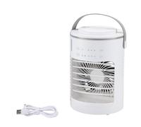 Xnuiasqe Ventilateur de Climatisation Portable Office de Bureau Portable à 3 Vitesses de Bureau Mini Ventilateur de Refroidissement