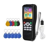 Xnuiasqe X100 RFID NFC Lecteur Enregistreur de Cartes Intelligentes + 5XUID / 5200 Porte-Clés Duplicateur RFID Programmeur de Cartes ID IC Copieur de Clés Cryptées