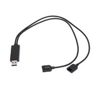 Xnukaw Câble de Chargeur de Contrôleur de Commutateur 43 Cm, Indicateur de | Cordon de Charge, ABS TPE, Entrée de Type A, Ajustement Première Génération et Oled, Deuxième Génération Exclue, état LED,