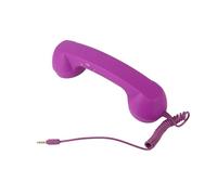Xnukaw Combiné Téléphonique Rétro 3,5 Mm pour Smartphone, Mini Récepteur | Construction ABS, Prise de Voix Nette, Fonctionne avec les Appareils , Taille Compacte 22,7 X 7 X 6 cm.