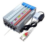 XNXYSMKJ 3-17mm 4 canaux cône de Perles en Acier Inoxydable, Machine à perler électrique, Machine à fileter de Perles Portable, alignement Automatique réglable de l'aiguille