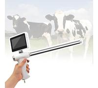 XNXYSMKJ Kit d;insémination visuelle pour l;élevage, Pistolet d;insémination Artificielle avec caméra, Conception étanche et sonde en Acier Inoxydable, Surveillance visuelle (Cow)