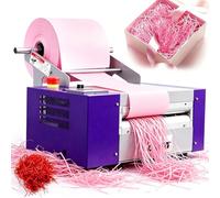XNXYSMKJ Machine à déchiqueter Automatique à Coupe ondulée, déchiqueteuse électrique en Raphia à Coupe Zigzag, Largeur maximale du matériau Brut 200 mm, pour Emballage Cadeau, fêtes