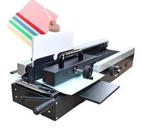 XNXYSMKJ Machine de Reliure thermofusible électrique, Reliure Thermique de Reliure de Papier Manuelle A4, épaisseur 40 mm, Largeur 32 mm, 200 pièces/h, Reliure Thermique de contrat de Document pour