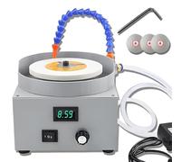 XNXYSMKJ Ponceuse électrique d;établi, affûteuse de Couteaux, polisseuse 2800 TR/Min avec 3 disques diamantés et meule 80 Mesh pour métaux