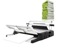 XNXYSMKJ Relieuse à Peigne et Machine à Relier thermofusible,Relieuse à Papier perforée et relieuse Thermique à 10 Trous et 25 Feuilles,Colle thermofusible électrique d'une capacité de 500 Feuilles