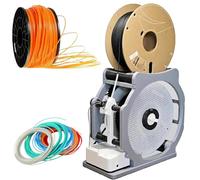 XNXYSMKJ Rembobineuse de Filament Industriel 3D, Enrouleur de câble électrique, avec démarrage et arrêt intelligents, détection de Ligne de matériau/sans enchevêtrement, pour bobines de 1 kg