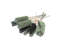 XNXYZABCE Cylindre aiguisant la brosse à billes abrasive Dia. Grain 6-108 mm P80-P600(Dia.76x150x300mmp320)