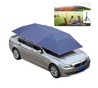 XNYXLPP Abri de Voiture Semi-Automatique, Couverture de Tente de Voiture Automatique, extérieur, Portable, Mobile, plié, Protection des Voitures, Pare-Soleil, antivol, Camping (B 4x2.1m)