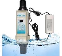 XNYXLPP Chlorinateur de Piscine à Eau salée, générateur de Chlore au sel avec Affichage de la salinité, Piscine d'eau salée 20 G/H, Cellule de sel EC20, chlorinateur d'eau salée de Piscine (12g/h)