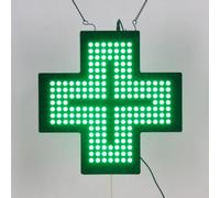 XNYXLPP Enseigne au néon LED en Forme de Croix de dispensaire, Lampe en Acrylique en Forme de Croix de Pharmacie avec 3 Modes, Toujours allumée, Clignotant et Clignotant général