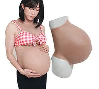 XNYXLPP Ventre de Grossesse Artificiel, Faux Ventre en Silicone, Silicone Artificiel Flexible pour Adulte, Faux Ventre de Femme Enceinte, Faux Ventre de Grossesse pour Bébé (9months)