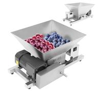 XNZJHPP Broyeur à Fruits électrique Haute Performance avec trémie de 4 L, débit de 20 kg/h - Idéal pour Le Traitement des Raisins, des Pommes et des légumes
