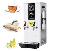 XNZJHPP Distributeur d'eau Chaude Commercial 25L, chaudière électrique avec Filtre, Chauffage Automatique par étapes, Chauffage Rapide 2500W pour Restaurant, Maison, Bureau (White)