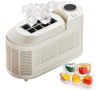 XNZJHPP Machine à glaçons Portable - Produit 8 glaçons en 10 Minutes, économe en énergie et silencieuse, Facile à Nettoyer pour Une Utilisation à la Maison et en Cuisine