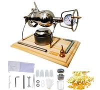 XNZJHPP Machine à Pop-Corn en Acier Inoxydable - Mini Machine rétro Portable pour des en-Cas Rapides et faciles - Idéale pour Les séances Home cinéma et Les Moments de détente en Famille (260ml)