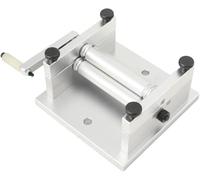 XNZJHPP Machine à Rouleaux Manuelle, Mini plieuse pour tôles en métal Doux, Rouleau de 12,5 mm, Rouleaux réglables pour Bandes de Bois, Plastique et métal