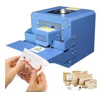XNZJHPP Machine de scellage continu, scelleuse Thermique Automatique pour Sacs en Plastique 300 W, scelleuse à Bande Industrielle 5 m/Min pour Emballage, Sacs Composites, Sacs en Papier Kraft
