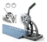 XNZJHPP Outil Semi-Automatique pour œillets - Machine à œillets Manuelle pour la réalisation de Stores, d;Affiches et de travaux manuels - Comprend Un kit de Perforation (6mm)