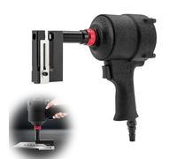 XNZJHPP Perforatrice pneumatique réglable, capacité de 3,2 à 8 mm pour Acier Inoxydable, tête de Serrage rotative à 360°, idéale pour la réparation Automobile et l;Usage Domestique (3.2mm)