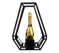 XNZJHPP Présentoir à Bouteilles d;Alcool LED - Présentoir à Champagne 7 Couleurs pour Bar, hôtel, discothèque - Support à vin Lumineux en Fer