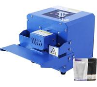 XNZJHPP Scelleuse à Bande Continue 300 W - Machine de thermoscellage de Sacs Plastiques en Acier Inoxydable à Rouleaux automatiques pour l;Emballage Industriel Alimentaire
