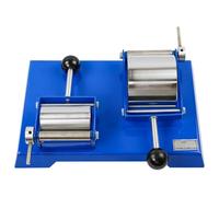 XNZJHPP Testeur de flexibilité des Films de Peinture, testeur de Pliage de Mastic, avec moules R25 et R50, diamètre de Film courbé de 50/100 mm, gabarit de 80 mm de Largeur