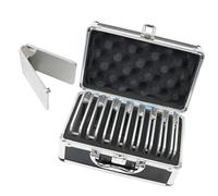 XNZJHPP testeur de Flexion cylindrique de Film de Peinture, Machine d'essai de ténacité en Acier Inoxydable, Taille d'arbre cylindrique 2, 3, 4, 5, 6, 8, 10, 12 mm