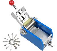 XNZJHPP Testeur de Flexion de Film de Peinture, mandrin cylindrique pour Test d'élasticité du revêtement, réglage par vis