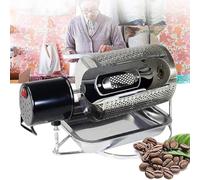 XNZJHPP Torréfacteur à Grains de café, 40 W, avec Plateau en Acier Inoxydable et fenêtre d;Affichage, capacité de 250 g à la Fois, Faible Niveau sonore, 25 Tours par Minute.