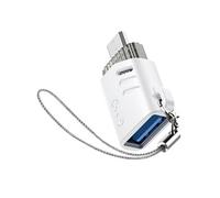 XO Adaptateur OTG USB Femelle vers Micro-USB Mâle Transfert de Données Blanc