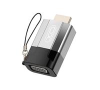 XO Adaptateur Vidéo HDMI Mâle vers VGA Femelle Résolution 1080p Gris