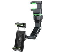 Xo C107 Fixation De Rétroviseur - Fixation De Cadre Universelle Support De Smartphone Avec Col Réglable Noir
