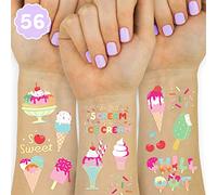 xo, Fetti Tatouages temporaires de fête d'anniversaire pour enfants - 56 styles de paillettes | Dessert, fournitures de fête prénatale, arts et travaux manuels