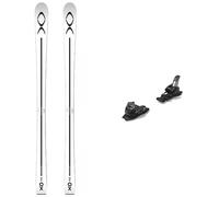 XO Skis - Fixations de ski alpin - Pack XO V12 L White Black 2025 - Blanc Blanc 154 cm
