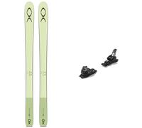 XO Skis - Fixations de ski Alpin - Pack Xo V21 Green Tea Tuscany Olive 2025 - Vert Vert 154 cm,160 cm,172 cm,178 cm,184 cm