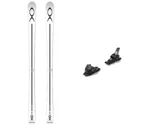 XO Skis - Packs (skis + fix) - Skis de piste - Pack XO V12 L White Black 2025 en Bois - Blanc Blanc 154 cm
