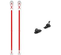 XO Skis - Packs (skis + fix) - Skis de piste - Pack XO V3 L White Red 2024 en Bois - Blanc Blanc 148 cm,154 cm,166 cm