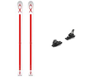XO Skis - Packs (skis + fix) - Skis de piste - Pack XO V3 L White Red 2024 en Bois - Blanc Blanc 148 cm,154 cm,166 cm