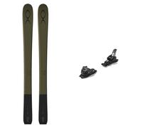 XO Skis - Packs (skis + fix) - Skis freerando - Pack XO H31 Tuscani Olive en Bois - Kaki Kaki 170 cm