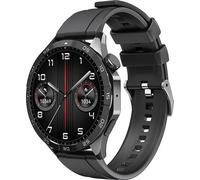 XO Watch 4 smartwatch pour hommes, moderne et élégante, mot de passe smartwatch, 7 jours ouvrables, amoled, recharge magnétique, 1,43", IP68 étanche noir