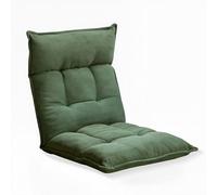 XOBRJQZ Chaise de Sol Réglable avec Soutien du Dos, Fauteuil Lazy Pliable 5 Positions, Relax de Sol pour Méditation, Mousse Épaisse, pour Adultes, Dortoir, Chambre