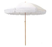 XOBRJQZ Parasol de Jardin Bohème à Franges de 200 cm avec Fonction d'Inclinaison, Parasol de Terrasse Imperméable pour Jardin, Piscine, Pelouse
