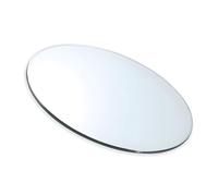 XOBRJQZ Plateau de Table Rond en Verre, Verre Transparent de 8 Mm D’épaisseur, Protecteur de Verre Trempé, Polyvalent pour Table À Manger, Patio(550mm(22In))
