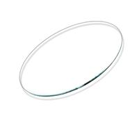 XOBRJQZ Round Tempered Glass Table Top, 8mm Thick Tempered Pencil Polished Edge Glass Table Top,Useful for Replacement, Tabletop Protector, for Patio, Dining, Coffee, Desks(95cm)