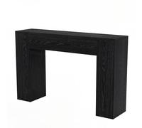 XOBRJQZ Table Console Bois Massif, Table Drapier Longue Style Campagne pour Derrière Canapé, Meuble d'Entrée Étroit, Table de Salon Rustique Facile à Monter pour Couloir et Séjour(120x35x75cm)