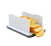 xocome Trancheuse à Pain Améliorée, Machine à Sandwich/Toast Multifonctionnelle, Pliable et Réglable, Poignée Manuelle Pliable et Compacte pour Pain Toast Fait Maison