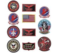 XoeLLe 11 Pièces Autocollant de Patch Patch Brodé, Patchs Brodé Iron on Patchs Air Force Marine Corps, Armée Veste Tactique Militaire Applique Décorative, Broderie pour T-Shirt Jeans Sacs à Linge