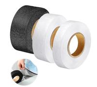 XoeLLe 3 Pièces 192m Ourlet Thermocollant, Thermocollant Couture 70 Yards Ourlet Facile Sans Couture, Bande Thermocollante Ourlet Colle Tissu, Bande Adhesive pour Assembler des Tissus, Rideaux